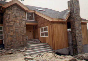 Stone House Front Entrance