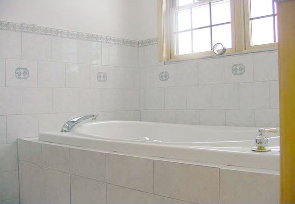 Upstairs White Tile Bathroom