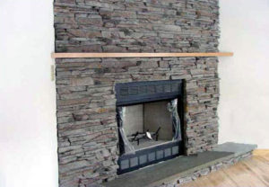 Mountain Rest Stone Fire Place